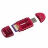 Hama USB 2.0 SDXC Stick kártyaolvasó piros