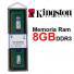 KINGSTON - DDR3 8GB 1333Mhz CL9 RAM memória
