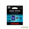 Toshiba Memóriakártya, Micro SDHC, 16GB, Class 10